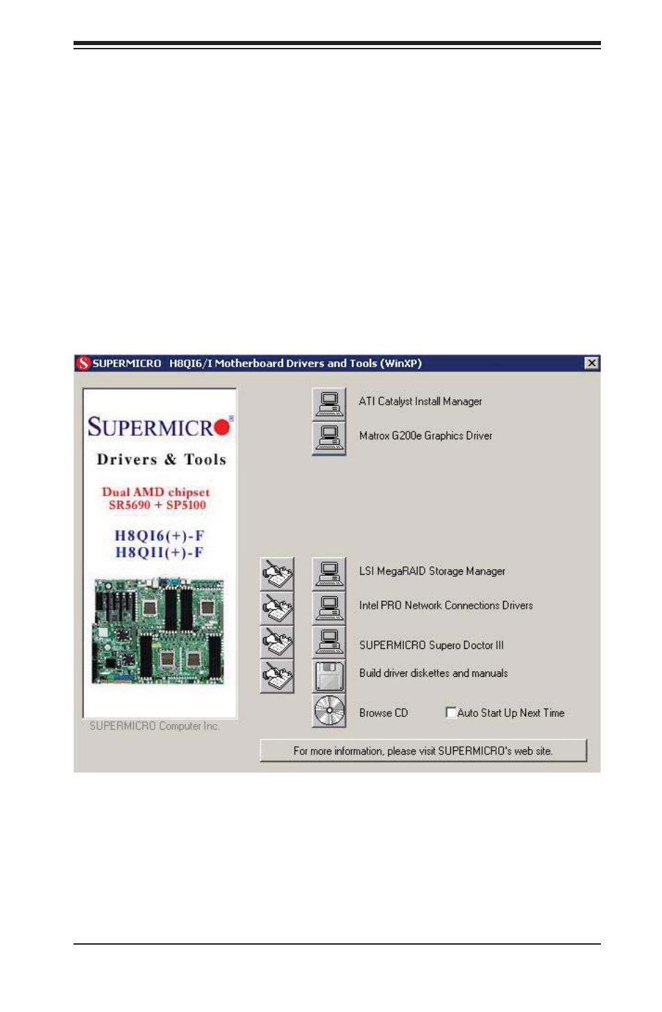 12 installing drivers | SUPER MICRO Computer H8QI6-F User Manual | Page 45 / 84