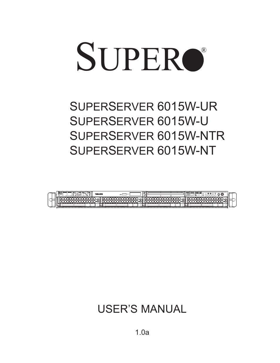 SUPER MICRO Computer 6015W-UR User Manual | 110 pages