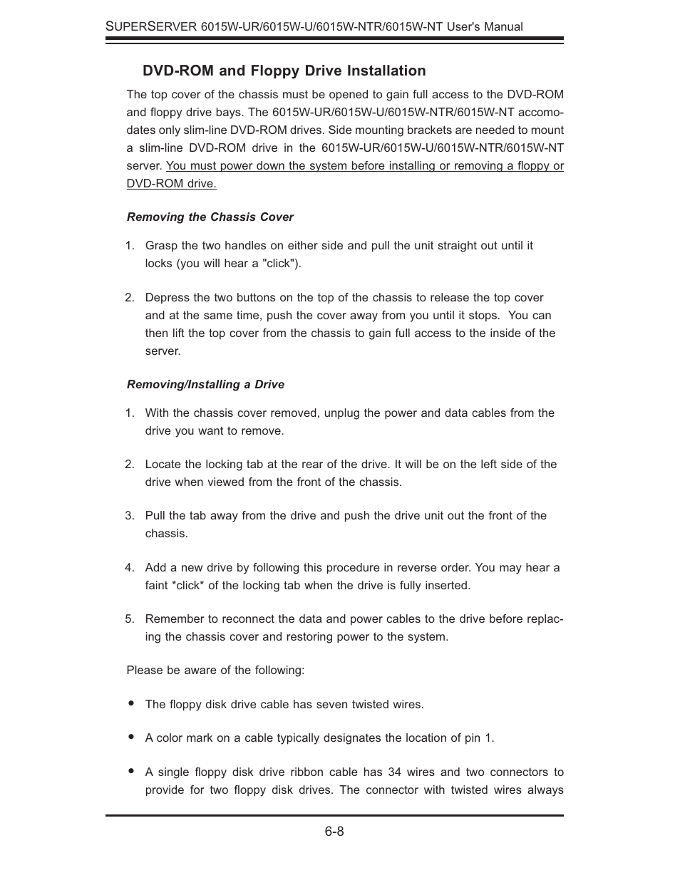 SUPER MICRO Computer 6015W-UR User Manual | Page 64 / 110