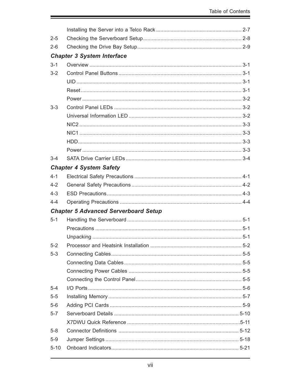SUPER MICRO Computer 6015W-UR User Manual | Page 7 / 110