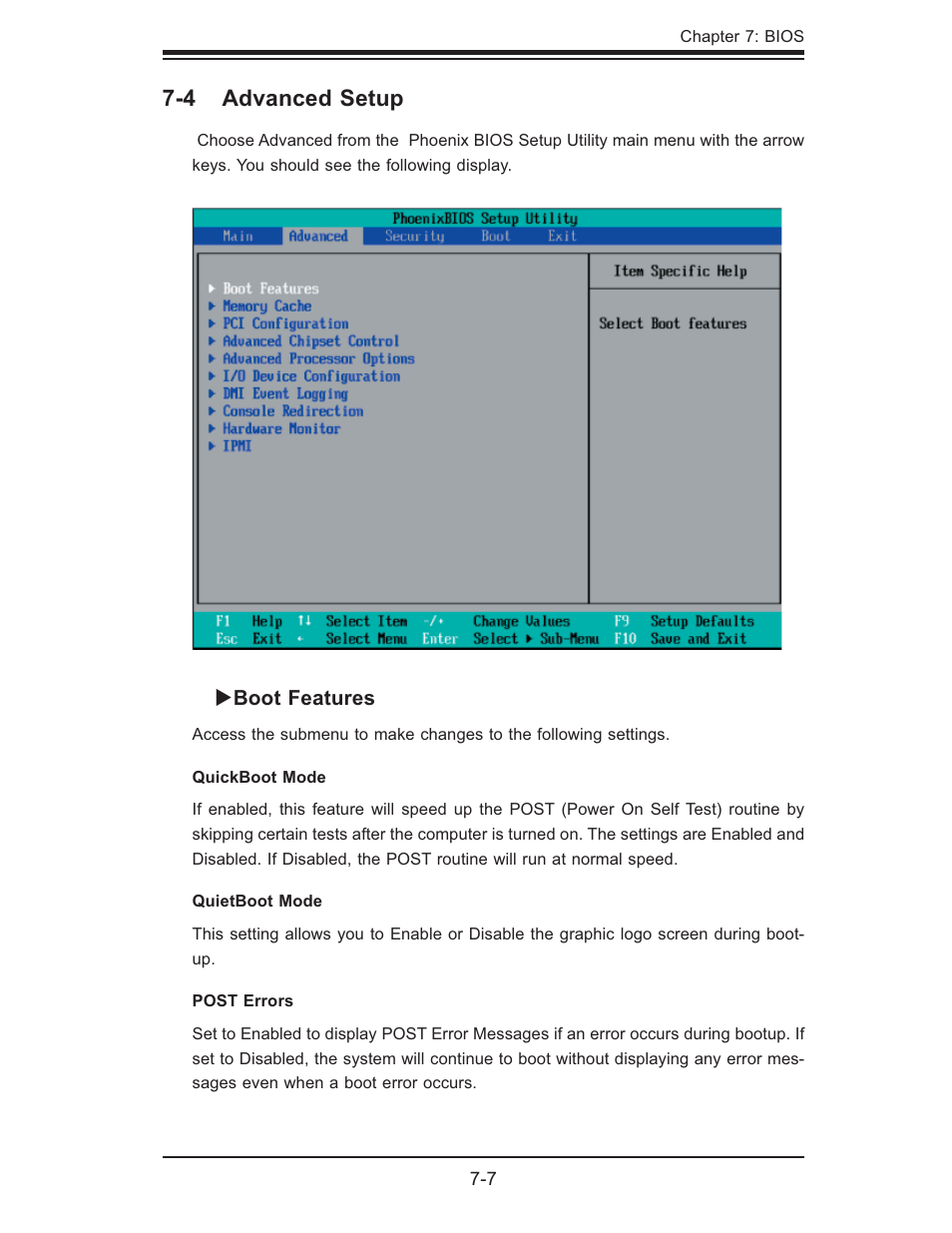 4 advanced setup | SUPER MICRO Computer 6015W-UR User Manual | Page 75 / 110