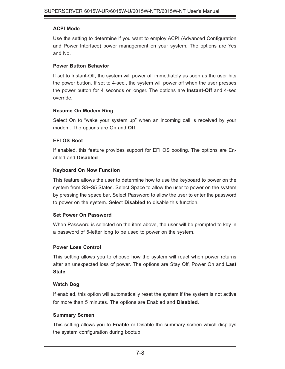 SUPER MICRO Computer 6015W-UR User Manual | Page 76 / 110