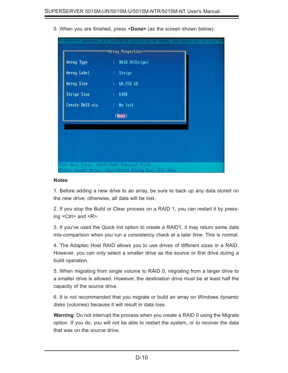 SUPER MICRO Computer 5015M-U User Manual | Page 120 / 134