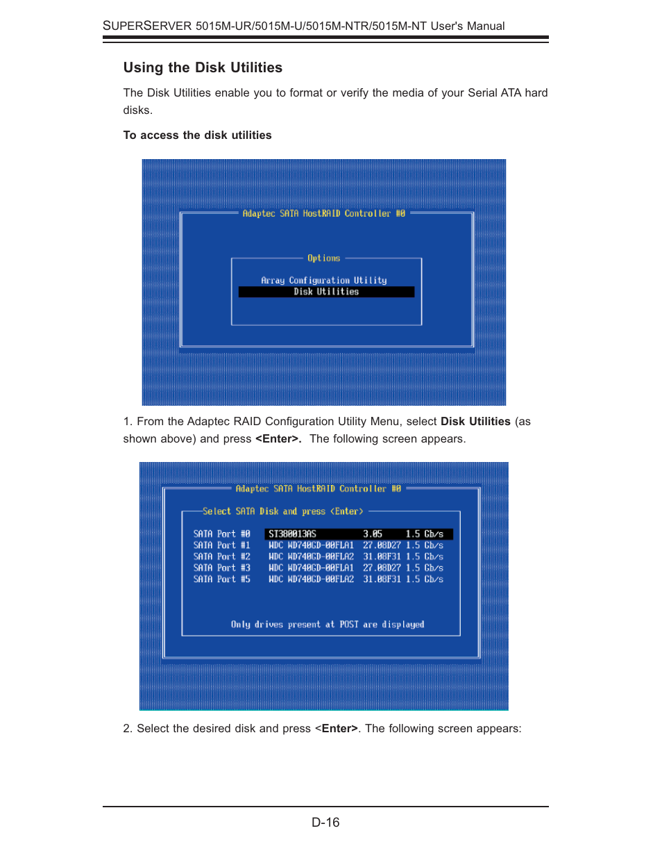 SUPER MICRO Computer 5015M-U User Manual | Page 126 / 134