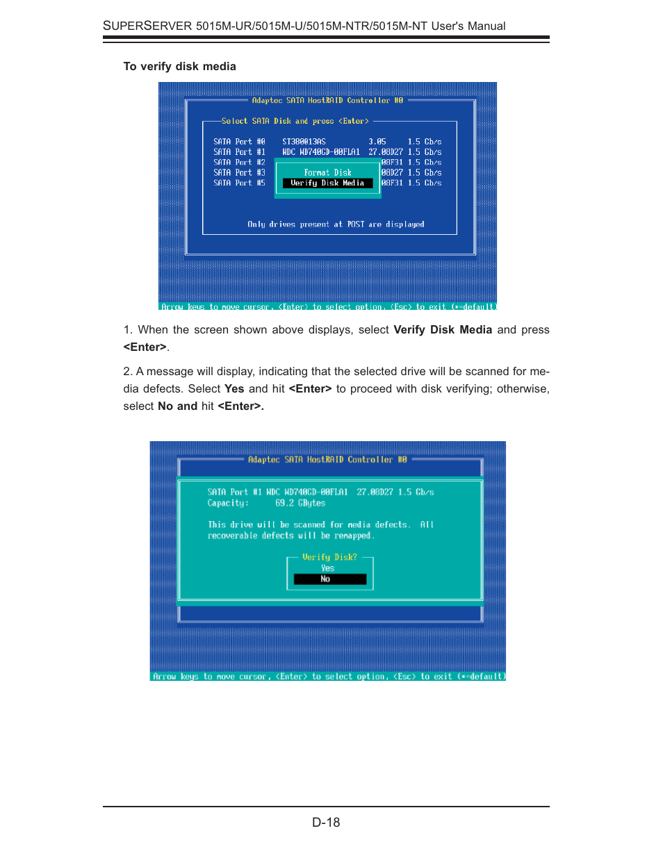 SUPER MICRO Computer 5015M-U User Manual | Page 128 / 134