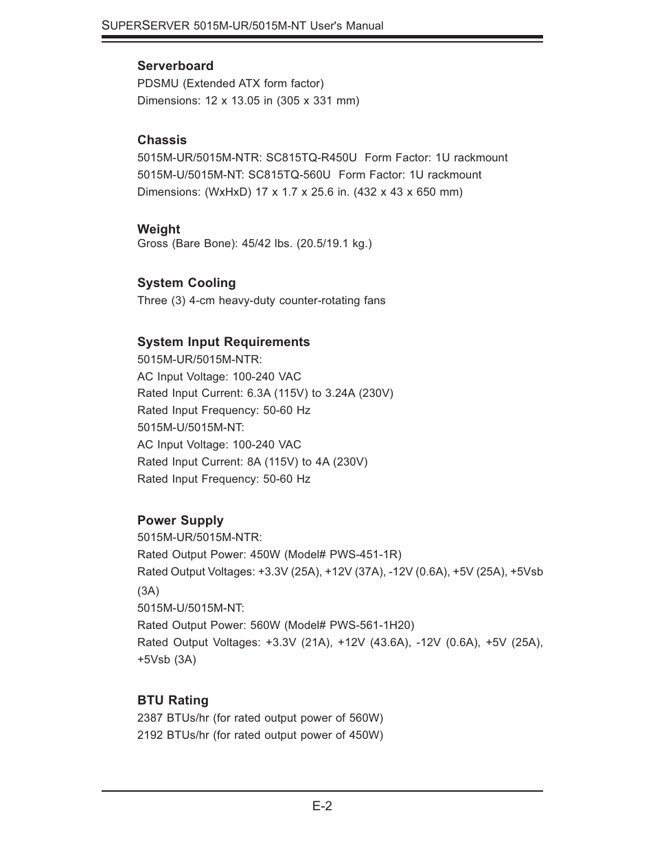 SUPER MICRO Computer 5015M-U User Manual | Page 132 / 134