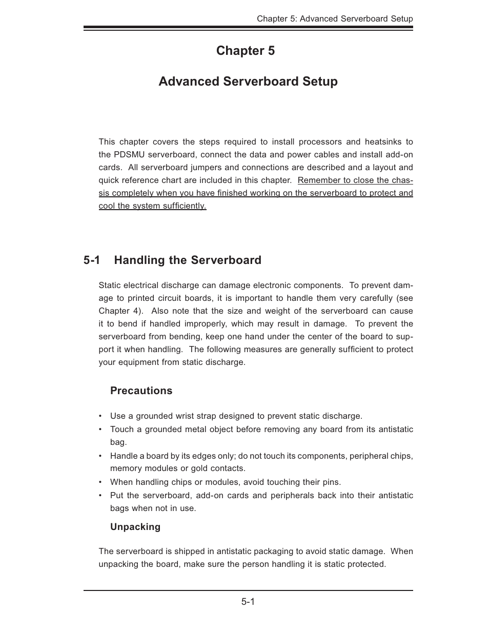 Chapter 5 advanced serverboard setup | SUPER MICRO Computer 5015M-U User Manual | Page 35 / 134