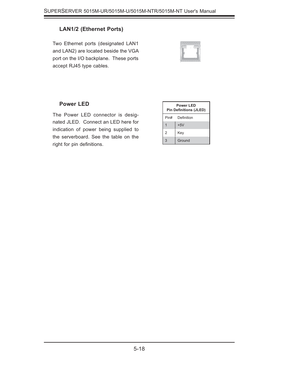 SUPER MICRO Computer 5015M-U User Manual | Page 52 / 134