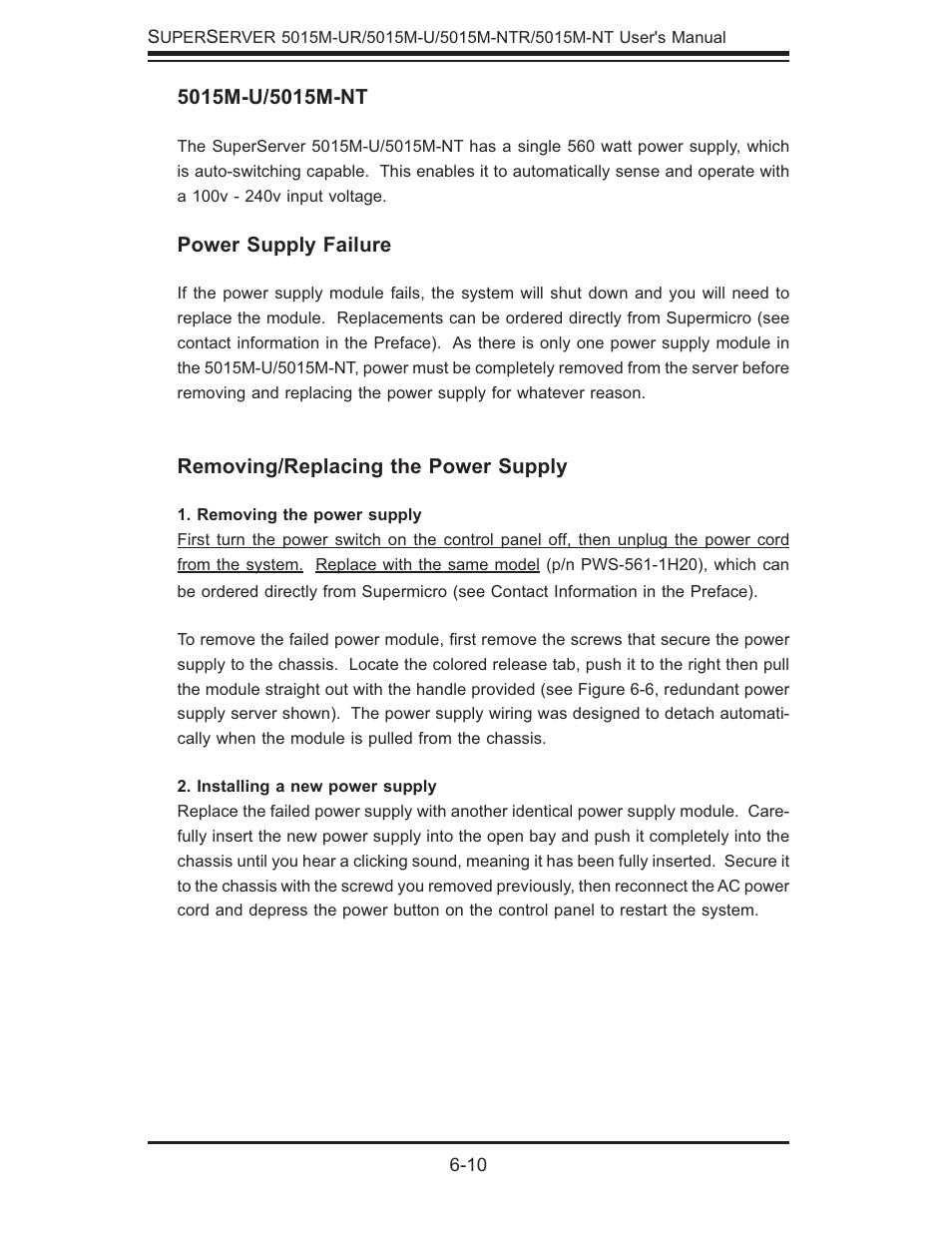 SUPER MICRO Computer 5015M-U User Manual | Page 68 / 134
