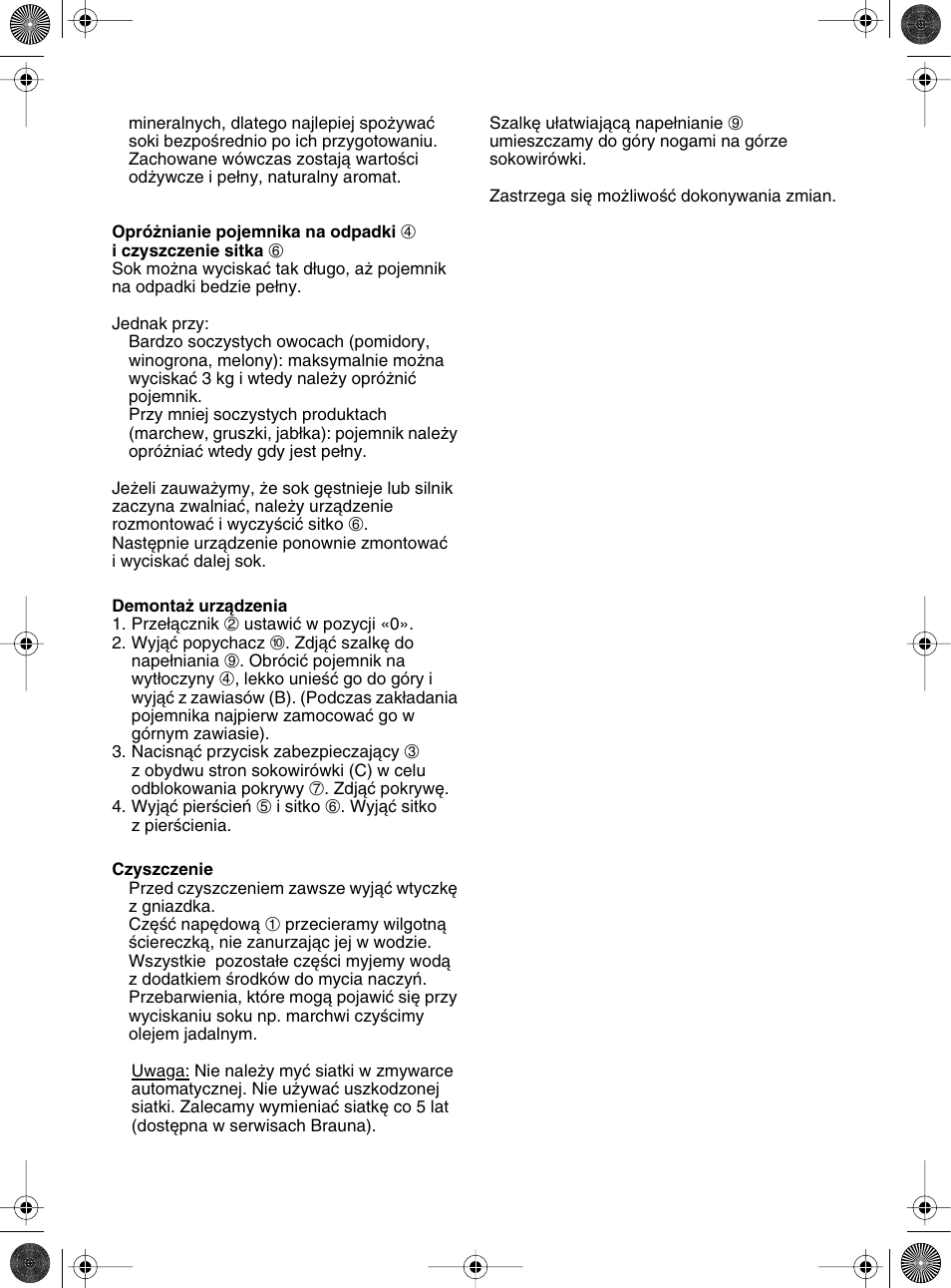 Braun MP80 User Manual | Page 27 / 50