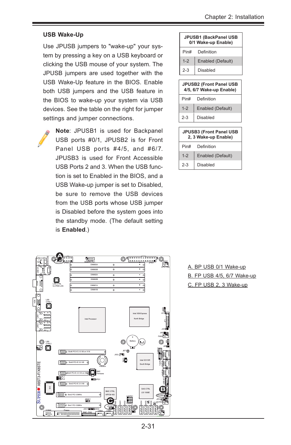 Chapter 2: installation, X8st3-f/x8ste | SUPER MICRO Computer SUPER X8STE User Manual | Page 55 / 105