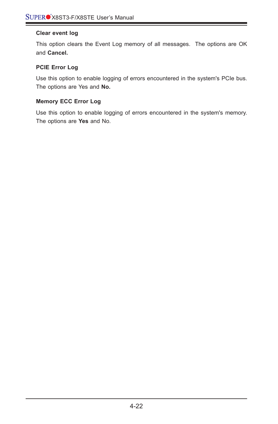 SUPER MICRO Computer SUPER X8STE User Manual | Page 90 / 105