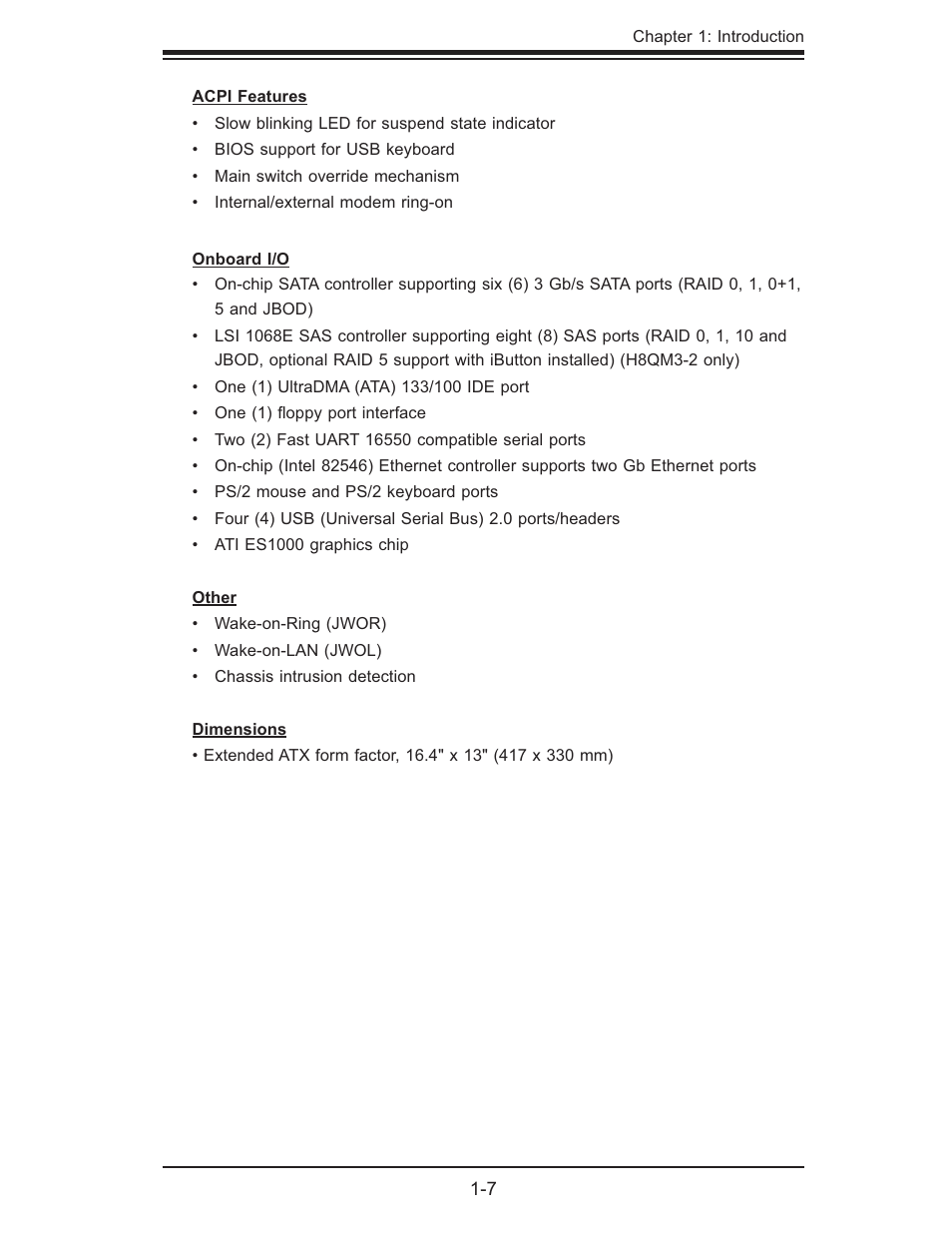 SUPER MICRO Computer H8QMI-2 User Manual | Page 13 / 74