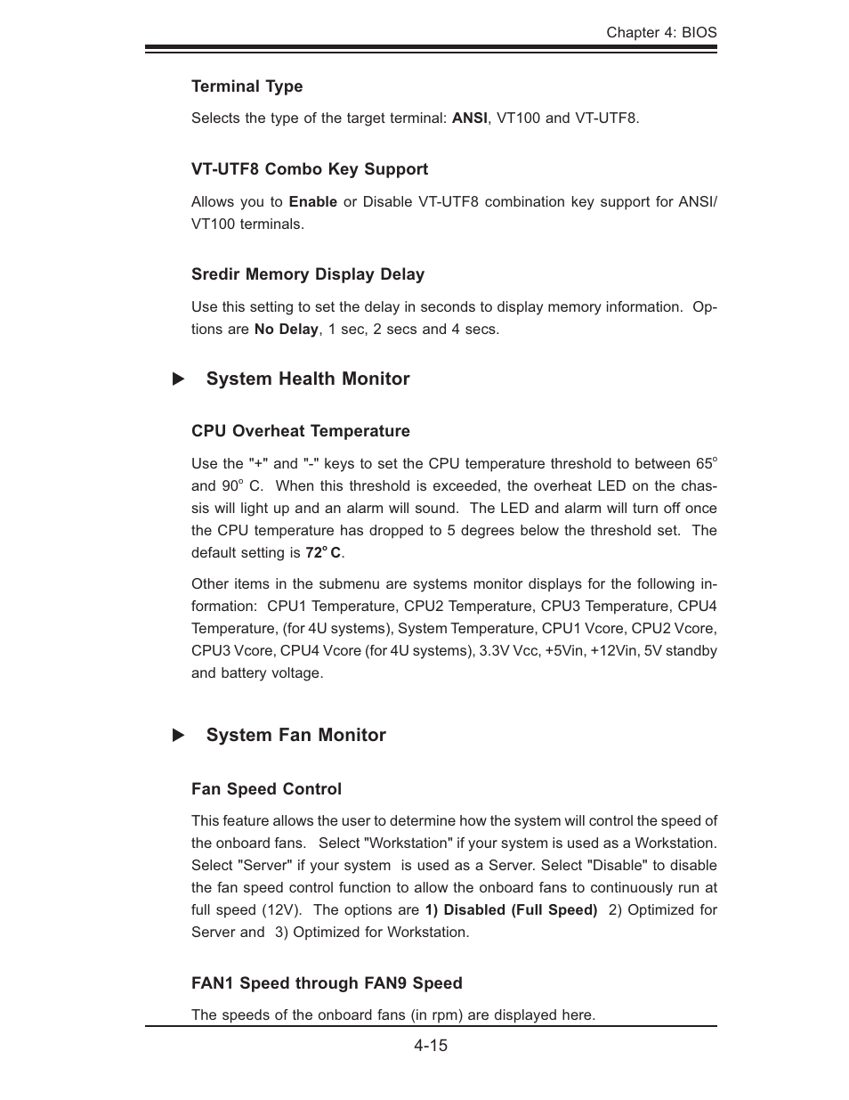 System health monitor, System fan monitor | SUPER MICRO Computer H8QMI-2 User Manual | Page 61 / 74