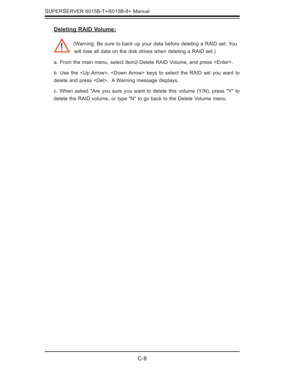 SUPER MICRO Computer SUPERSERVER 6015B-T User Manual | Page 118 / 124