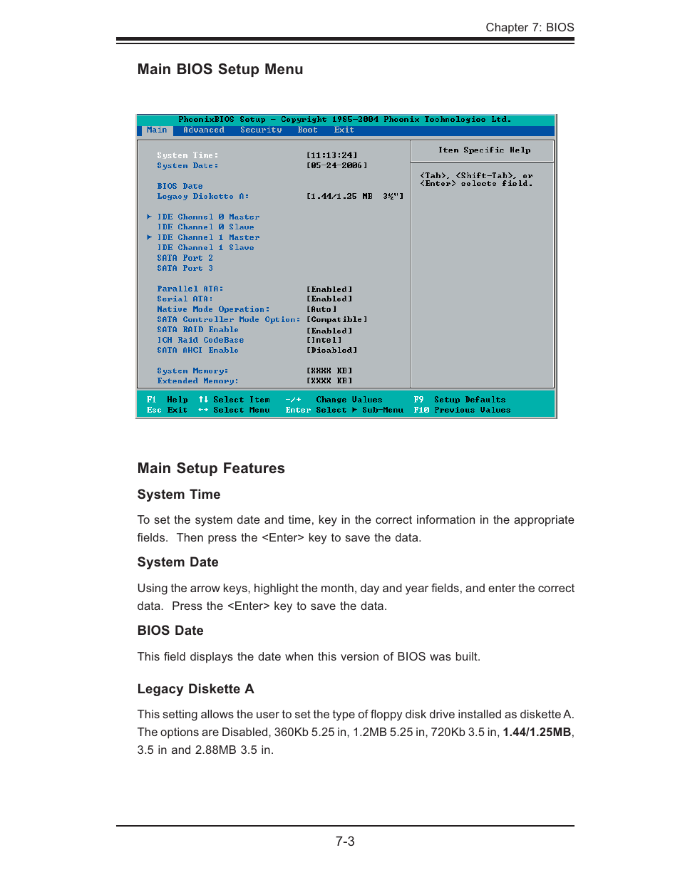 SUPER MICRO Computer SUPERSERVER 6015B-T User Manual | Page 75 / 124