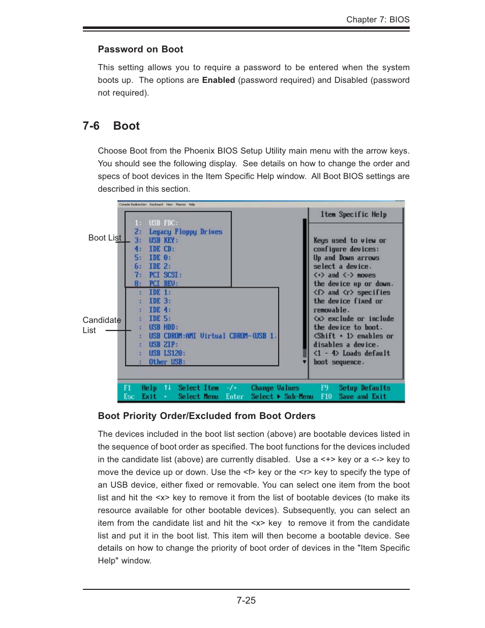 6 boot | SUPER MICRO Computer SUPERSERVER 6015B-T User Manual | Page 97 / 124