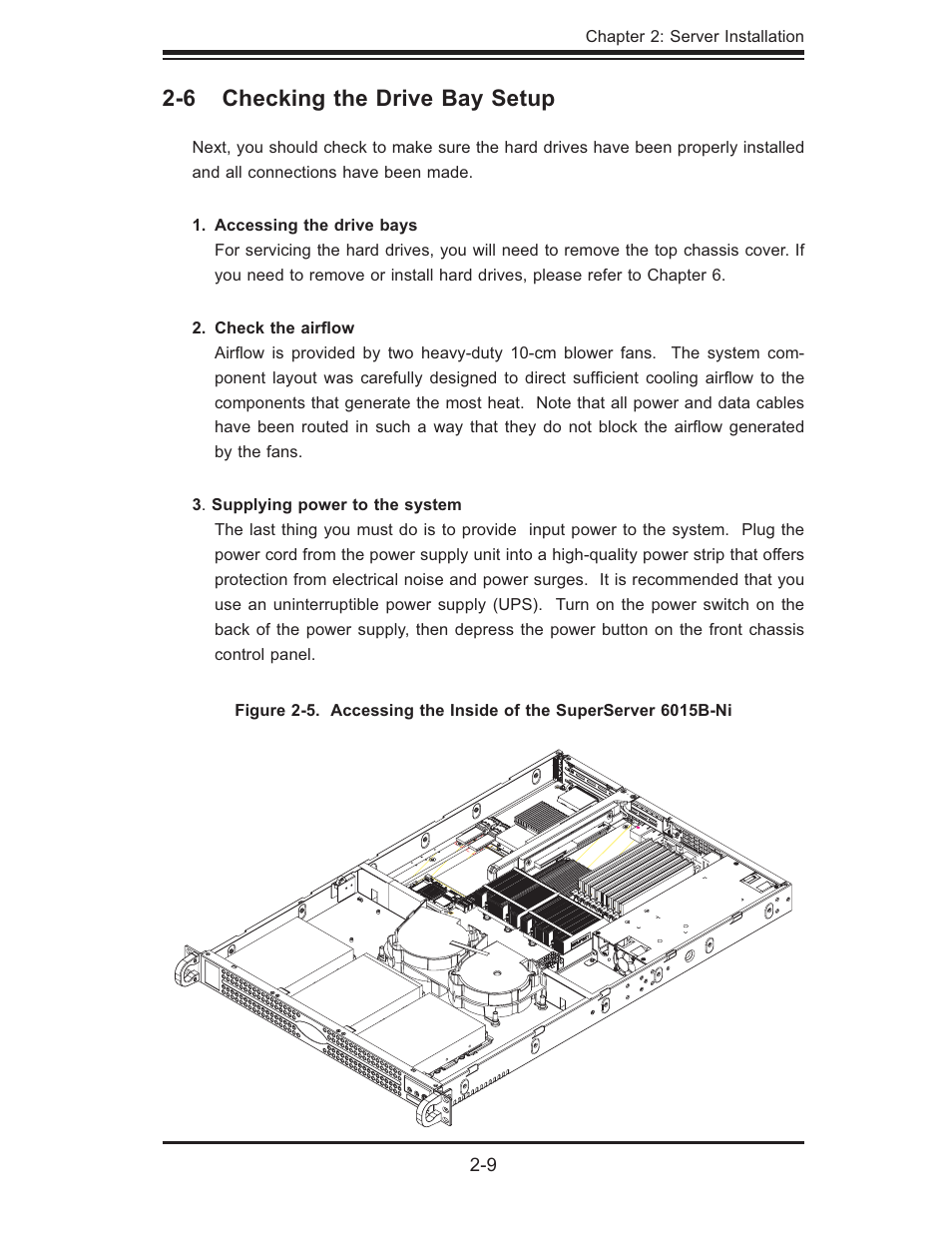 6 checking the drive bay setup | SUPER MICRO Computer 6015B-Ni User Manual | Page 25 / 120