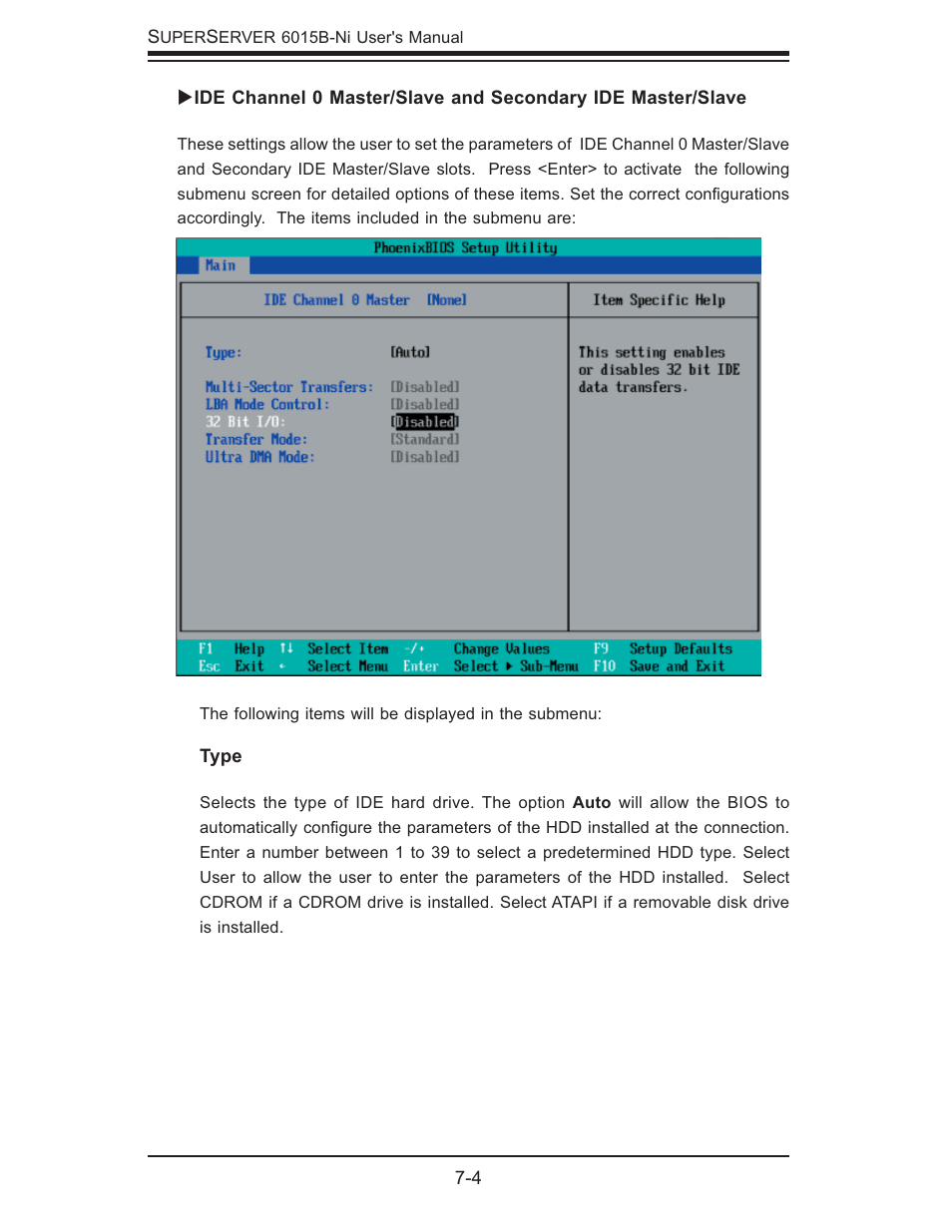 SUPER MICRO Computer 6015B-Ni User Manual | Page 70 / 120