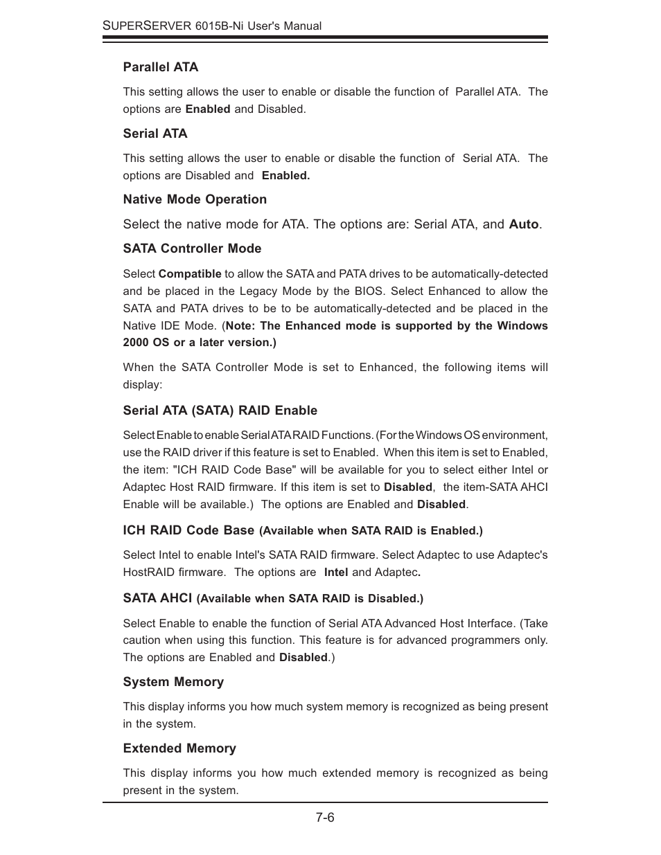 SUPER MICRO Computer 6015B-Ni User Manual | Page 72 / 120