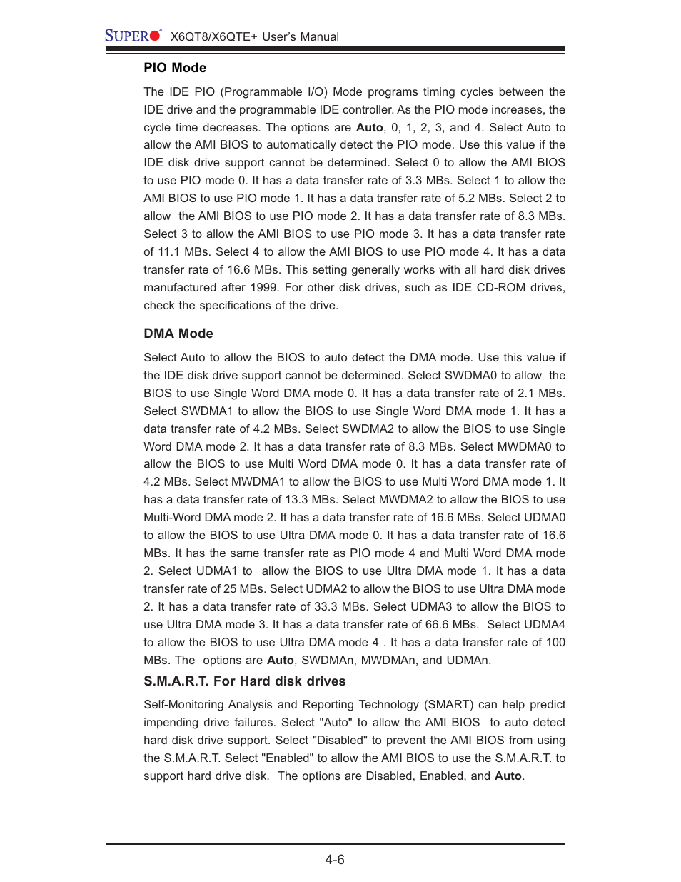 SUPER MICRO Computer X6QTE+ User Manual | Page 64 / 110