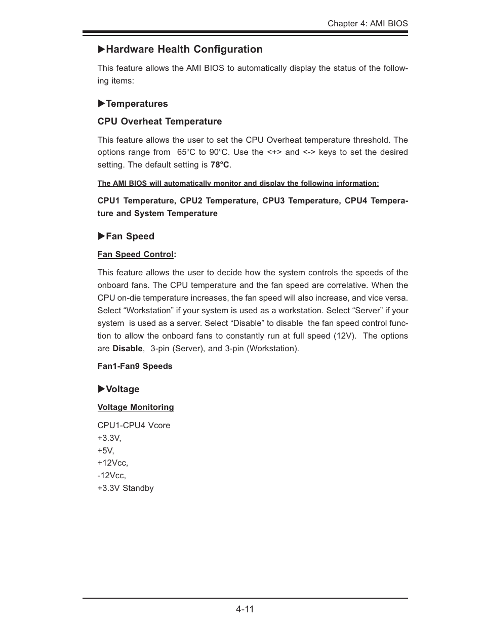 Hardware health conﬁ guration | SUPER MICRO Computer X6QTE+ User Manual | Page 69 / 110