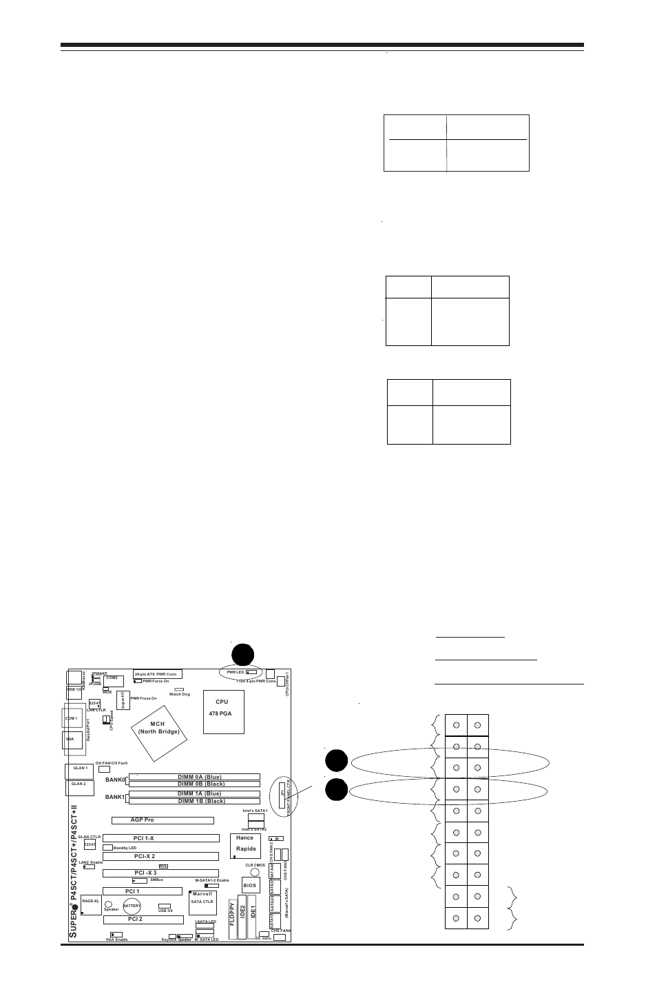 Ab c, 10 s, Power_led connector | Uper p4sct/p4sct+/p4sct+ii user's manual, B. pwr on led a. ide led c. pwr led connector, Lan1 led power button overheat led, Reset button, Ide led power on led, Xlan2 led | SUPER MICRO Computer P4SCT User Manual | Page 30 / 100