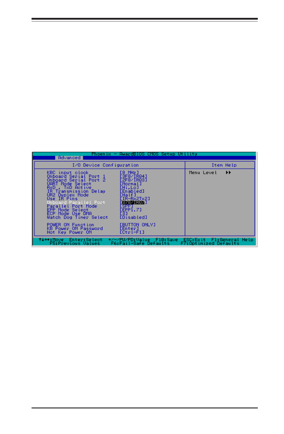 4.3 i/o device configuration | SUPER MICRO Computer P4SCT User Manual | Page 59 / 100