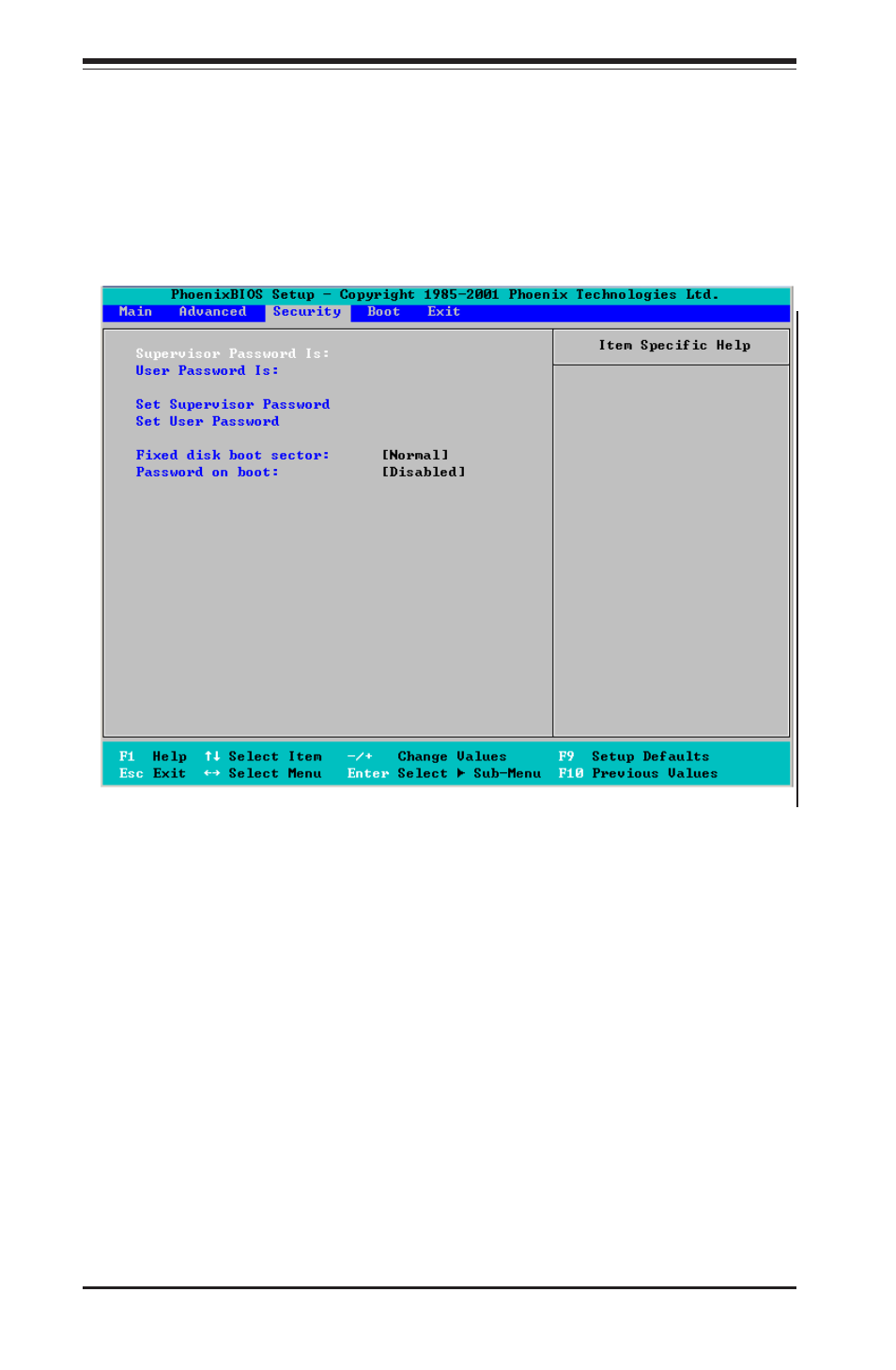 5 security | SUPER MICRO Computer 6014H-8 User Manual | Page 90 / 130