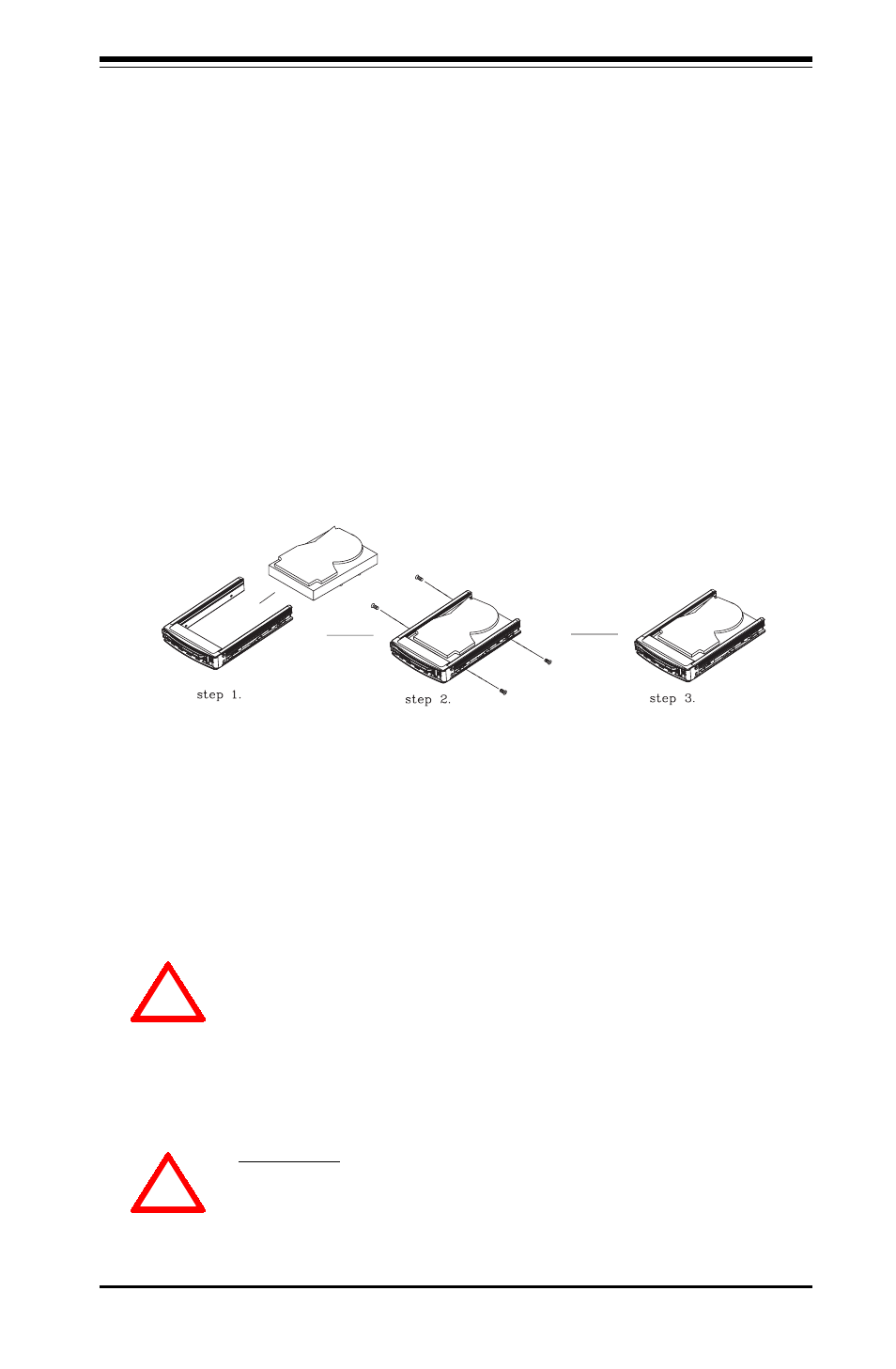 Scsi drive installation | SUPER MICRO Computer SUPERSERVER 6012L-6 User Manual | Page 65 / 108