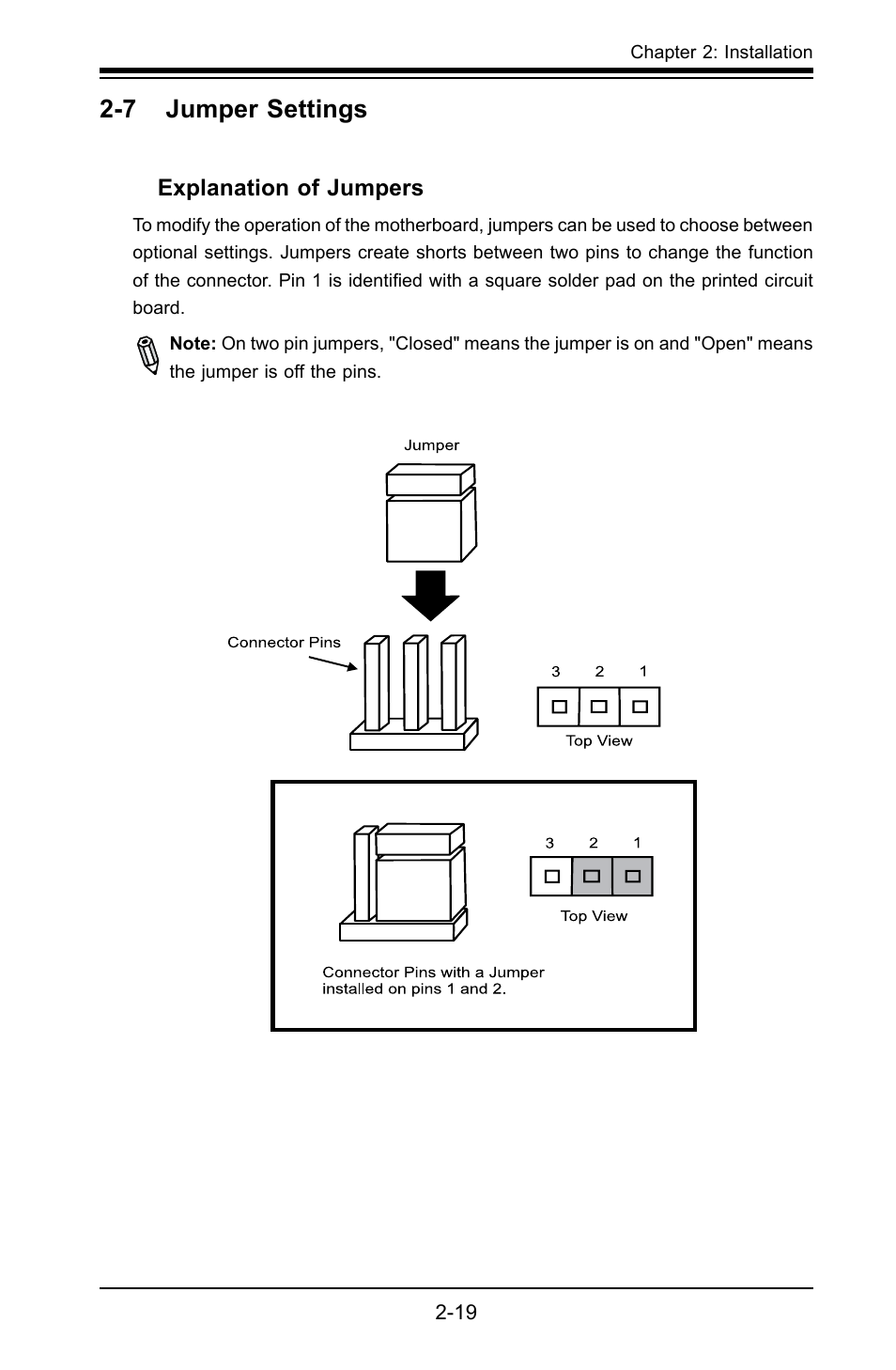 7 jumper settings | SUPER MICRO Computer X7SLA-H User Manual | Page 39 / 81