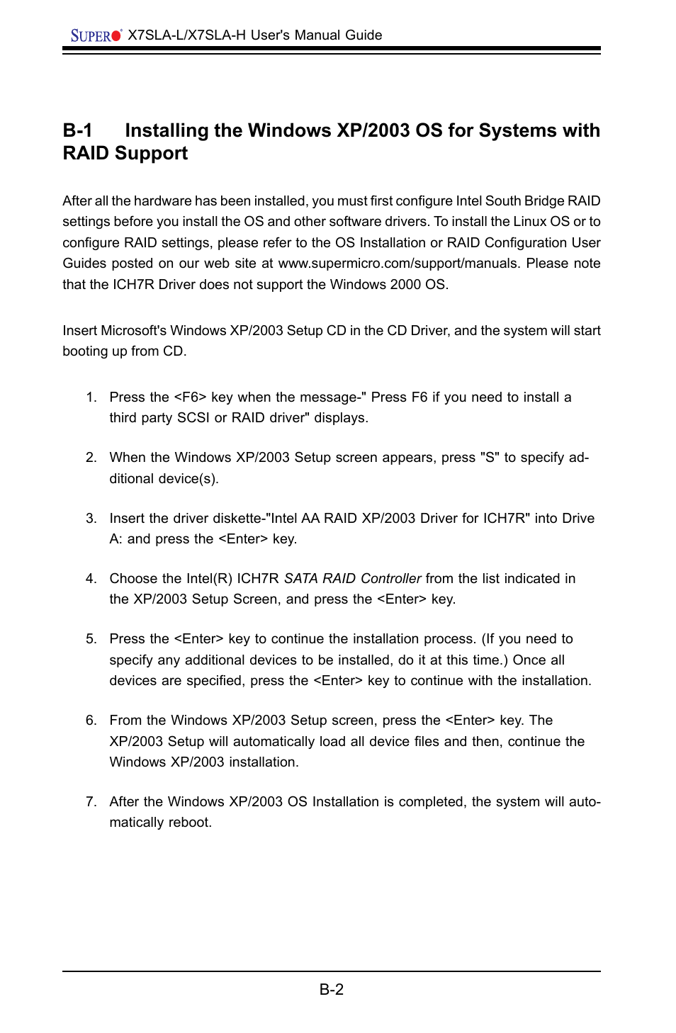 SUPER MICRO Computer X7SLA-H User Manual | Page 74 / 81