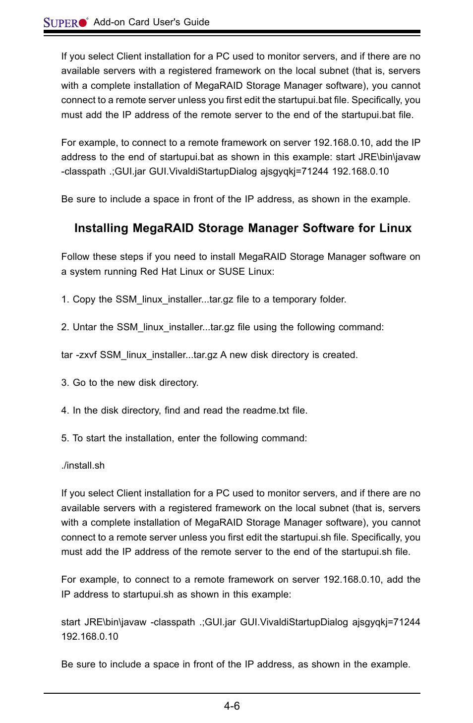 SUPER MICRO Computer AOC-USAS-L4i User Manual | Page 38 / 66