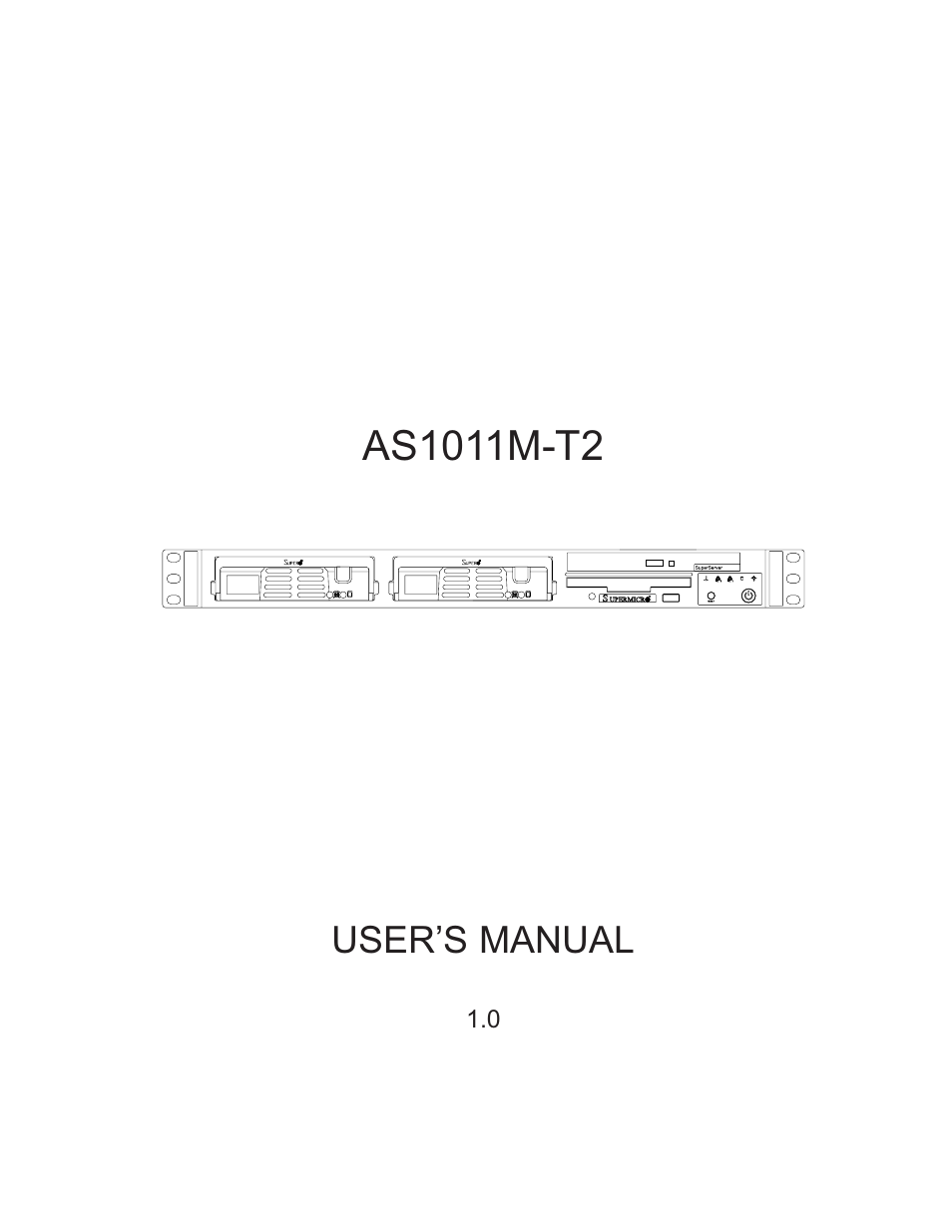 SUPER MICRO Computer AS1011M-T2 User Manual | 104 pages