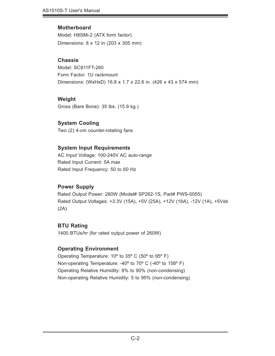 SUPER MICRO Computer AS1011M-T2 User Manual | Page 102 / 104