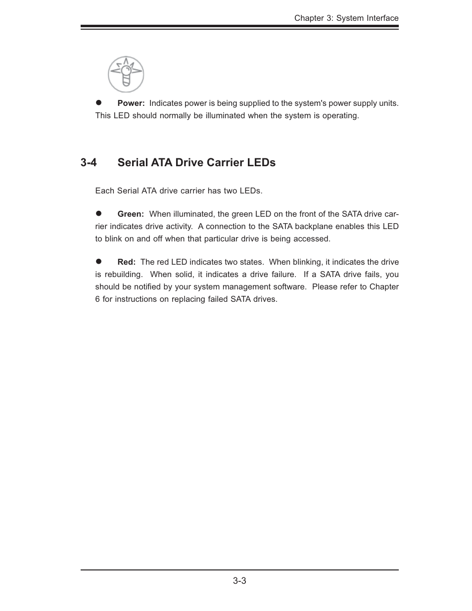 4 serial ata drive carrier leds | SUPER MICRO Computer AS1011M-T2 User Manual | Page 29 / 104