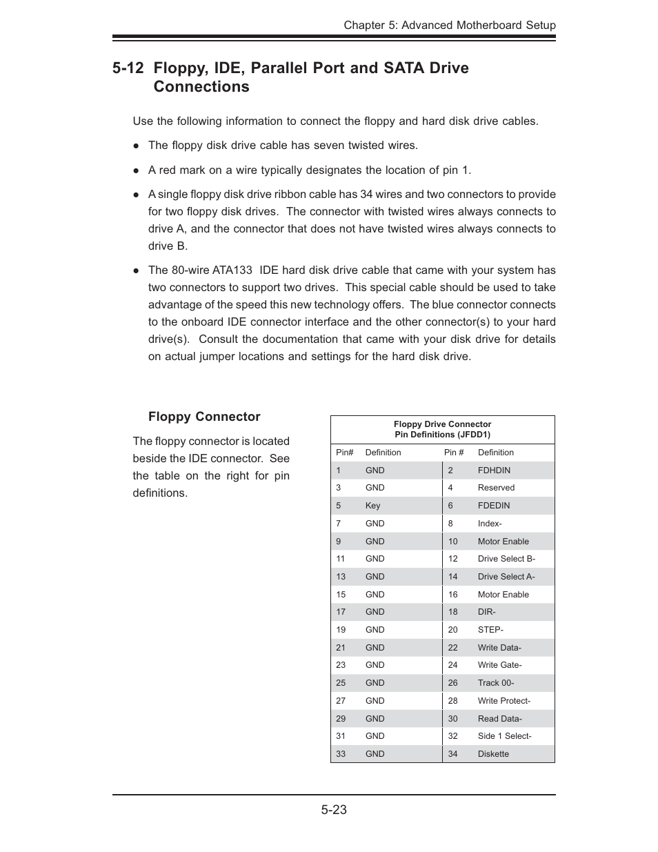 Floppy connector | SUPER MICRO Computer AS1011M-T2 User Manual | Page 57 / 104