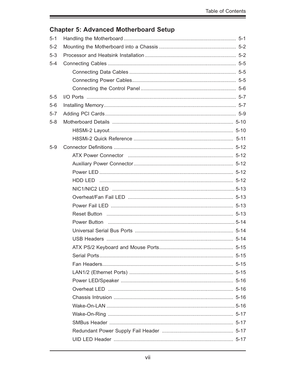 Chapter 5: advanced motherboard setup | SUPER MICRO Computer AS1011M-T2 User Manual | Page 7 / 104