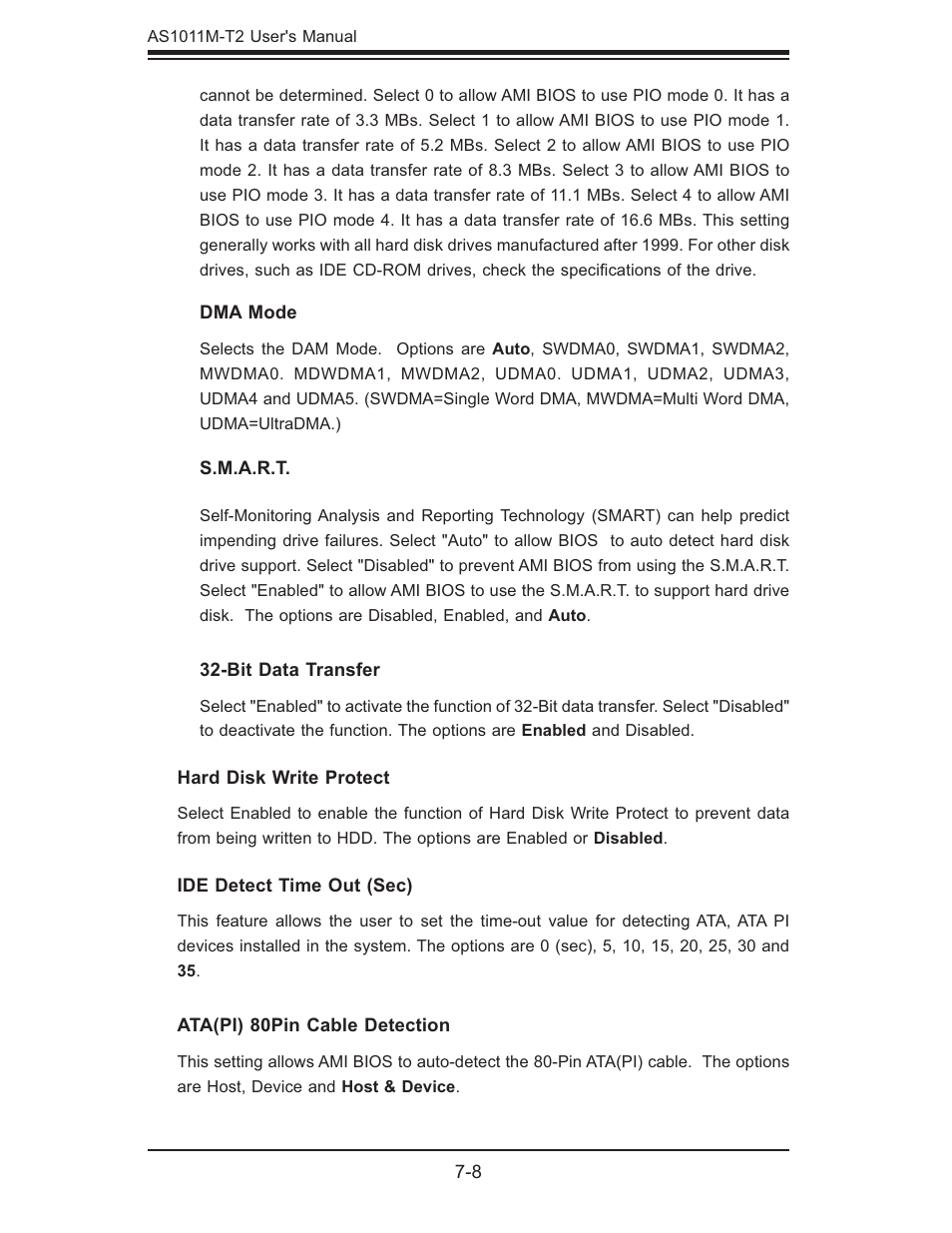SUPER MICRO Computer AS1011M-T2 User Manual | Page 78 / 104
