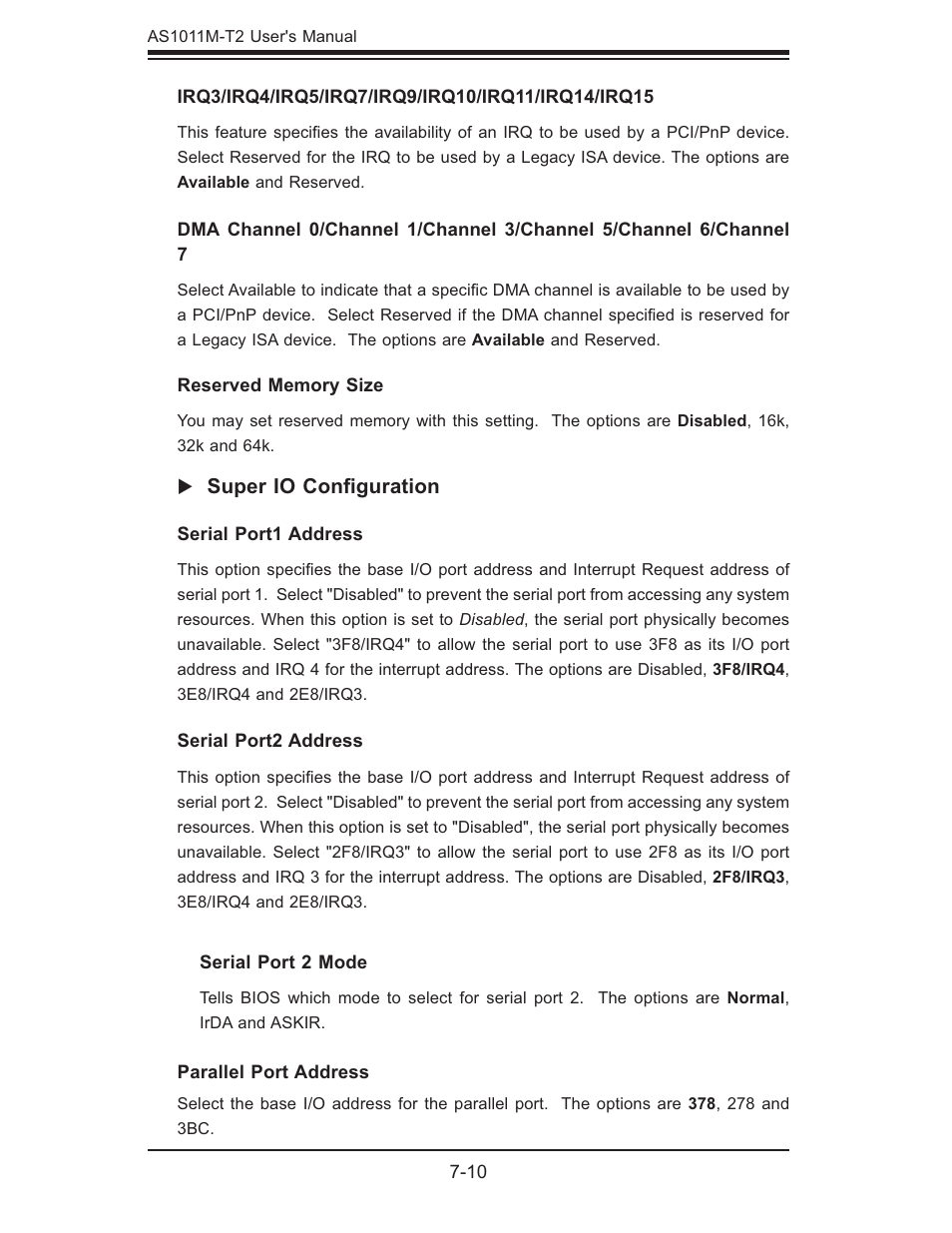 SUPER MICRO Computer AS1011M-T2 User Manual | Page 80 / 104
