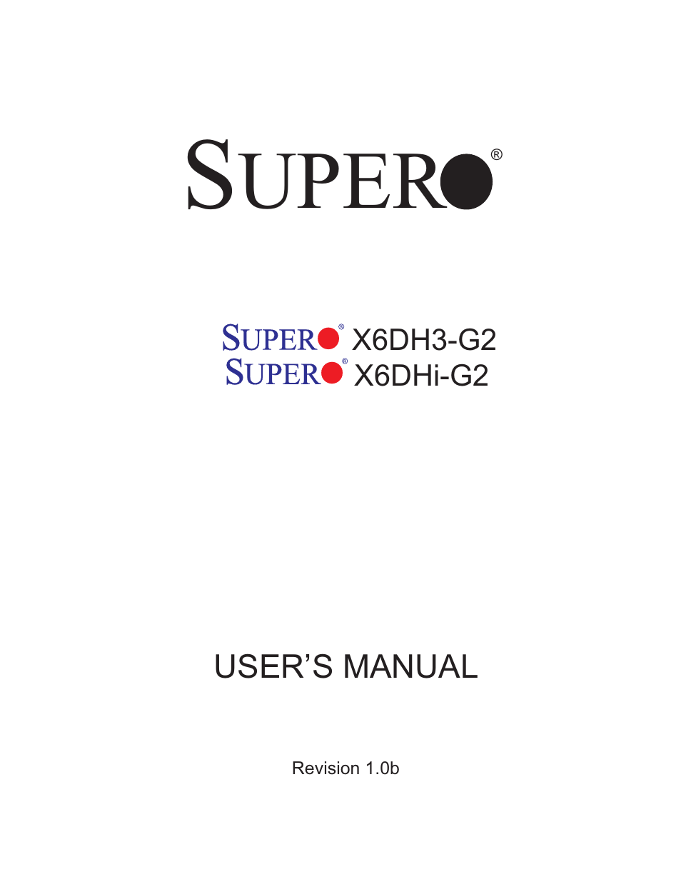 SUPER MICRO Computer X6DHi-G2 User Manual | 120 pages