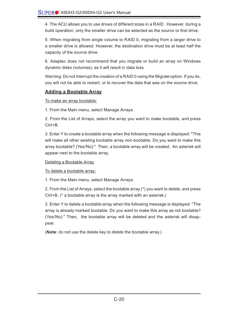 SUPER MICRO Computer X6DHi-G2 User Manual | Page 110 / 120