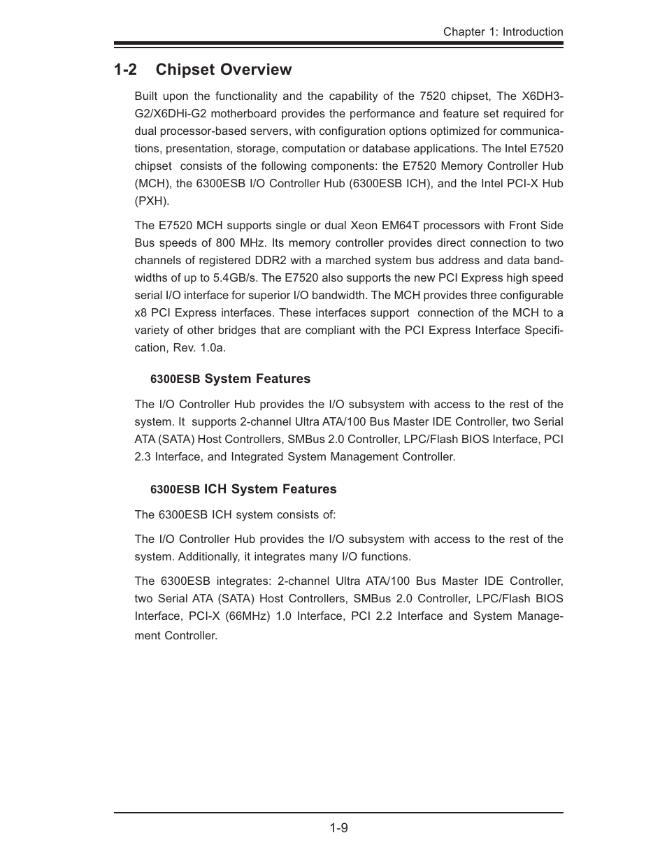 2 chipset overview | SUPER MICRO Computer X6DHi-G2 User Manual | Page 15 / 120