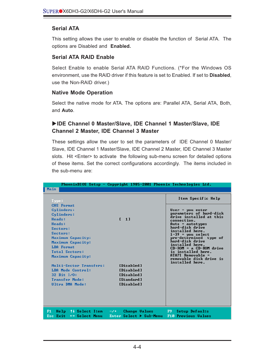 SUPER MICRO Computer X6DHi-G2 User Manual | Page 60 / 120