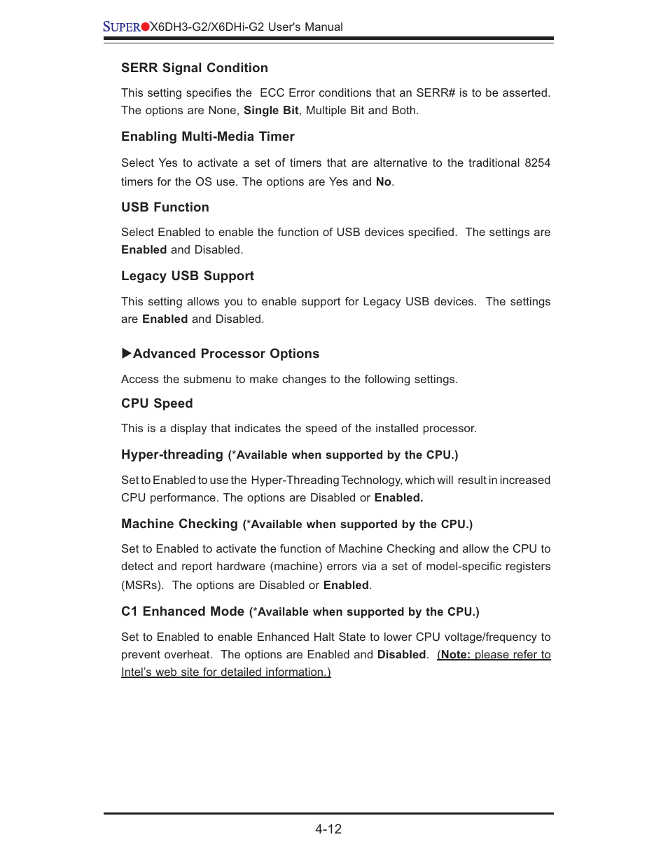 SUPER MICRO Computer X6DHi-G2 User Manual | Page 68 / 120