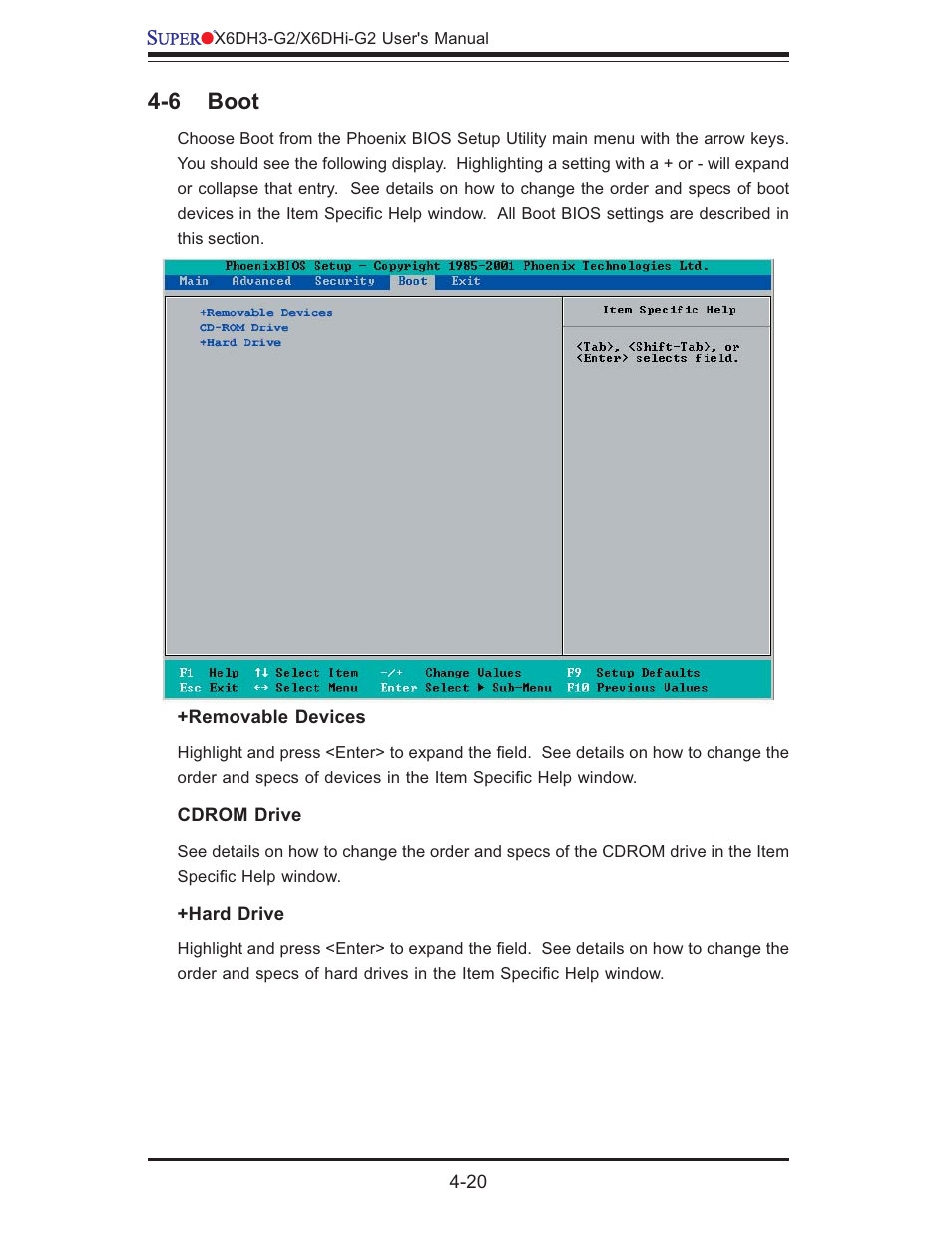 6 boot | SUPER MICRO Computer X6DHi-G2 User Manual | Page 76 / 120