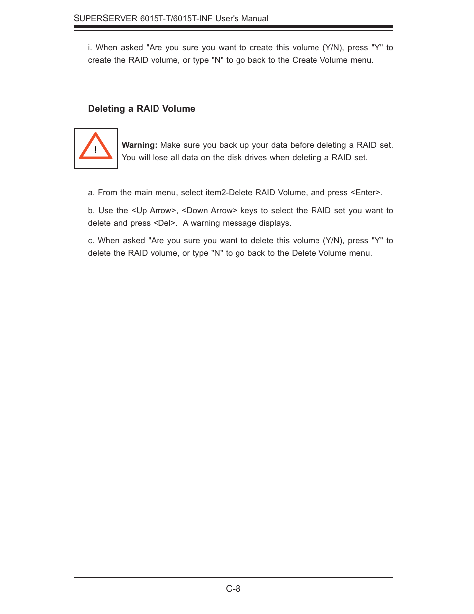 SUPER MICRO Computer SUPERSERVER 6015T-INF User Manual | Page 108 / 114