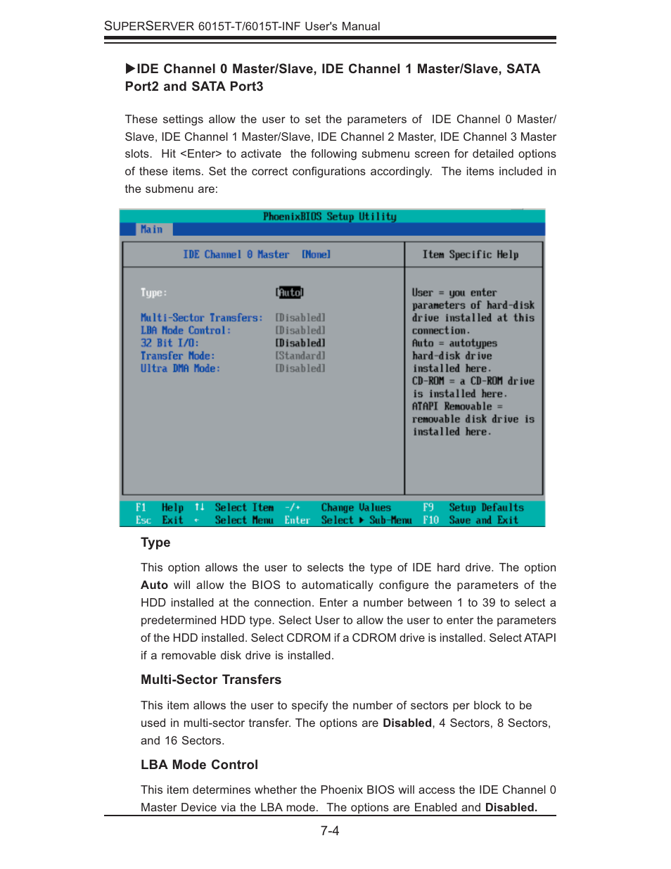 SUPER MICRO Computer SUPERSERVER 6015T-INF User Manual | Page 66 / 114