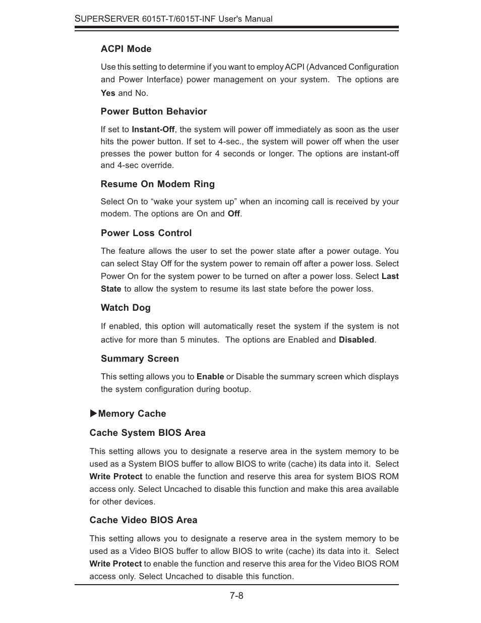 SUPER MICRO Computer SUPERSERVER 6015T-INF User Manual | Page 70 / 114