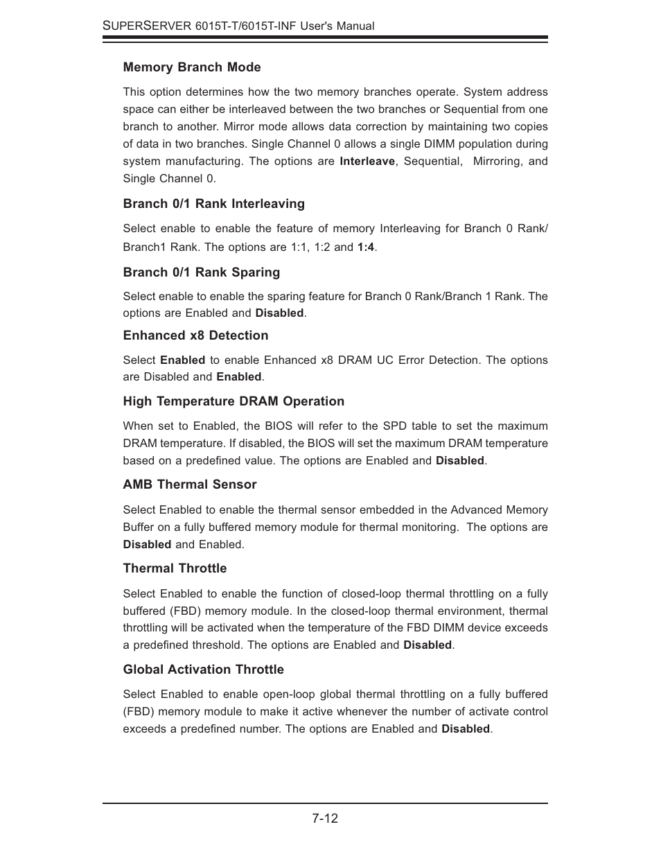 SUPER MICRO Computer SUPERSERVER 6015T-INF User Manual | Page 74 / 114